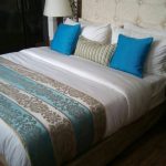 Vintage Bed Runner and cushion Cover